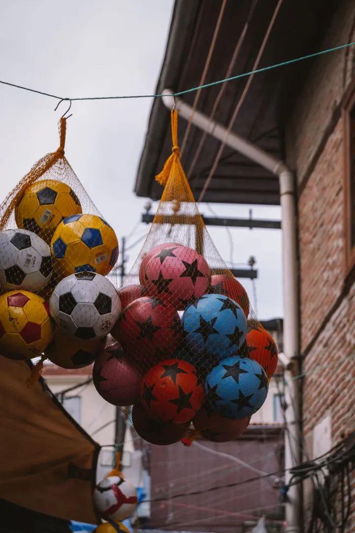 Bola Sepak Aneka Motif + Jaring