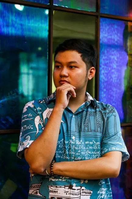 Kemeja Batik Modern Motif Tosca