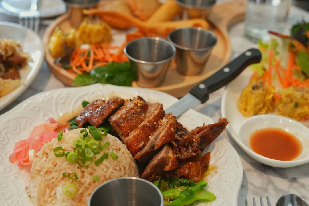 Nasi Bebek Panggang + Sayur