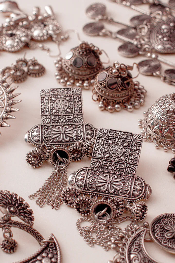 Anting Etnik Perak Jumbo