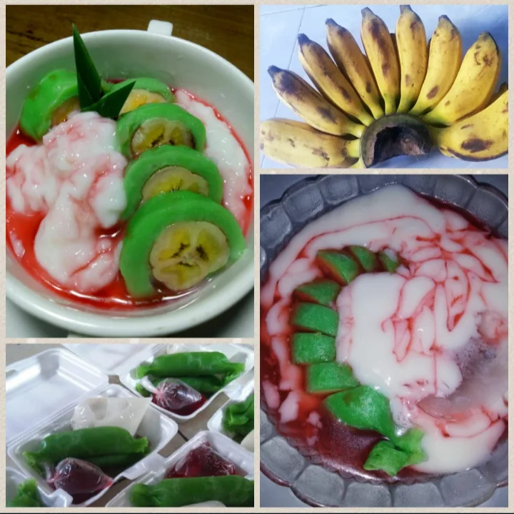 Es Pisang Ijo Segar