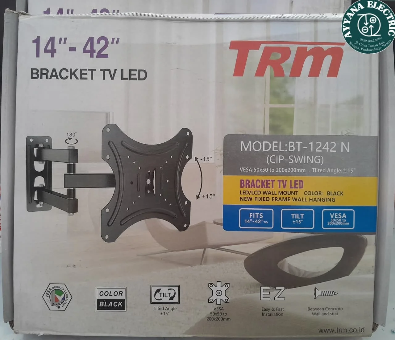 Bracket TV 14" - 42" TRM