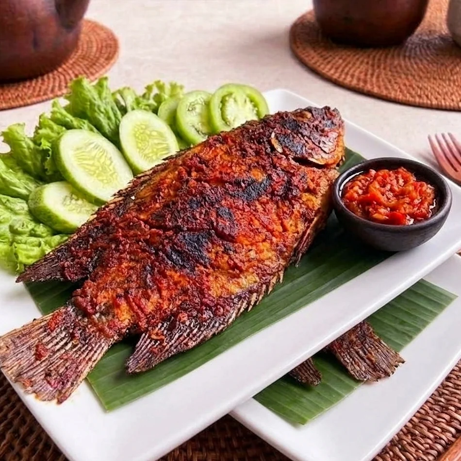 GURAME BAKAR TANPA NASI