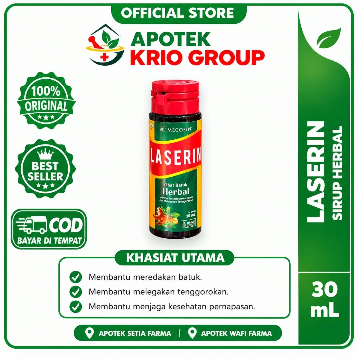 LASERIN DEWASA 30 ML