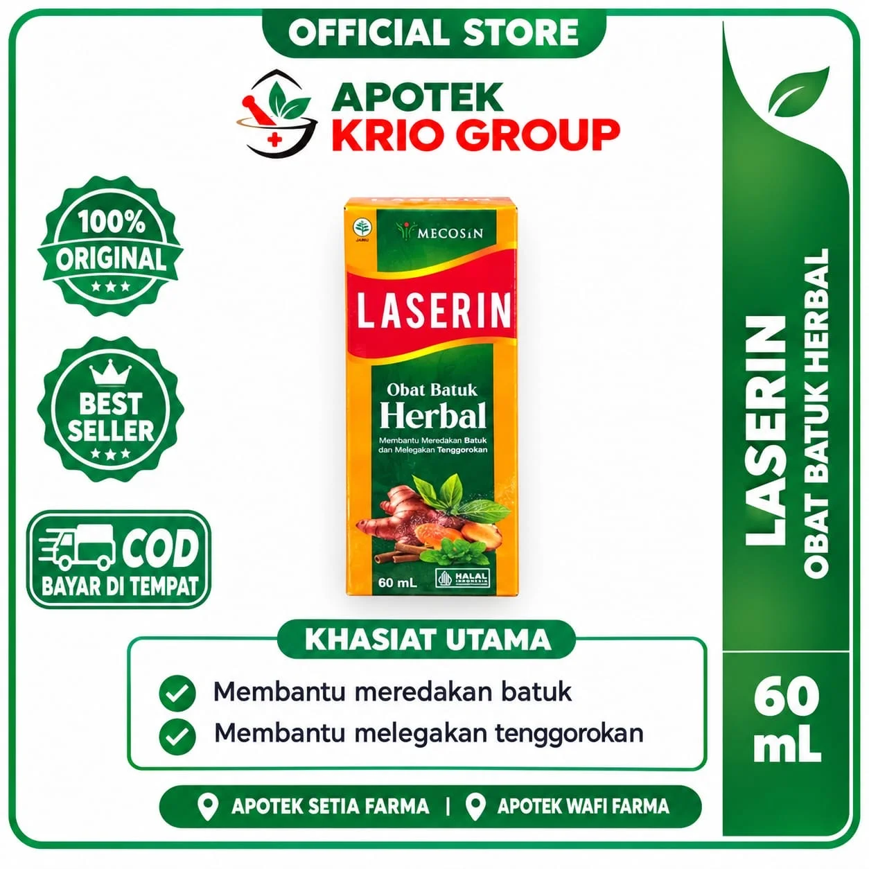 LASERIN DEWASA 60 ML