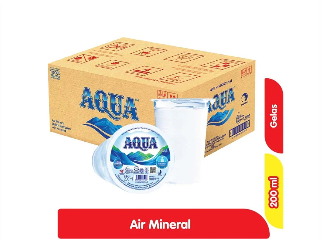 Aqua Air Mineral Cup 48 x 200 ml - Karton