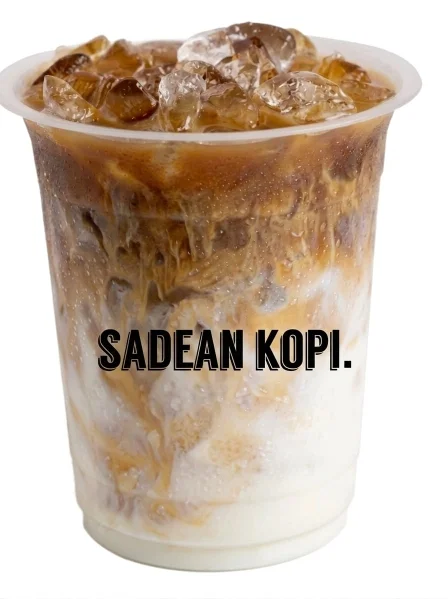 Es kopi hazelnut latte