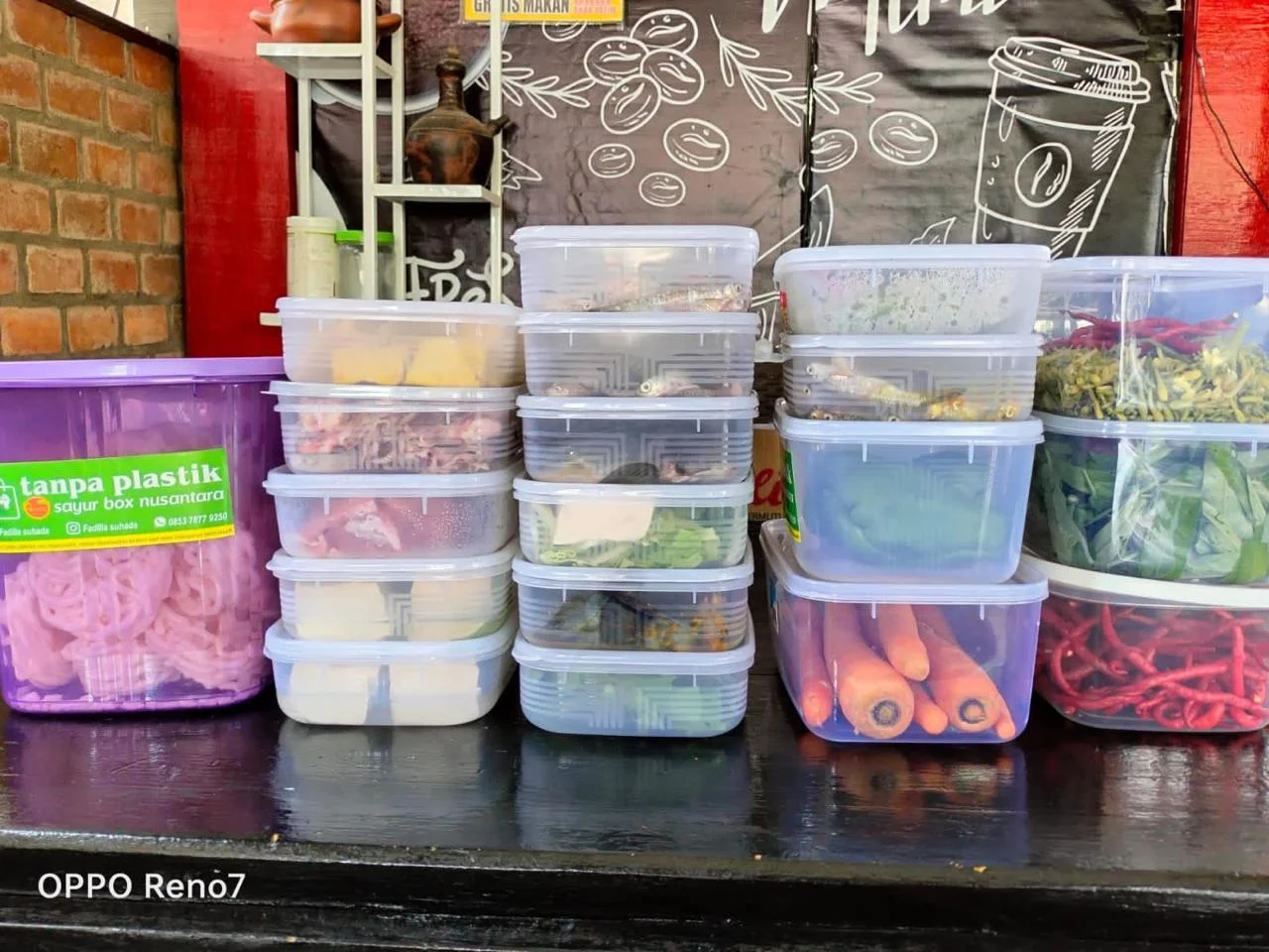 sayur dan ikan segar