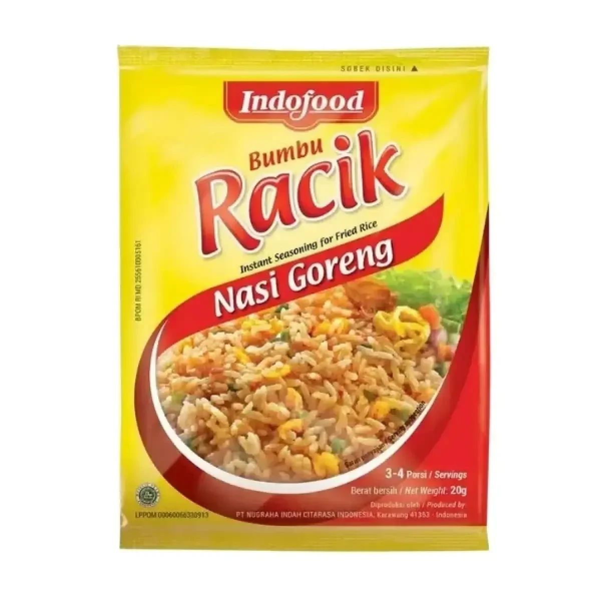 Indofood Racik Bumbu Instan Nasi Goreng 20g