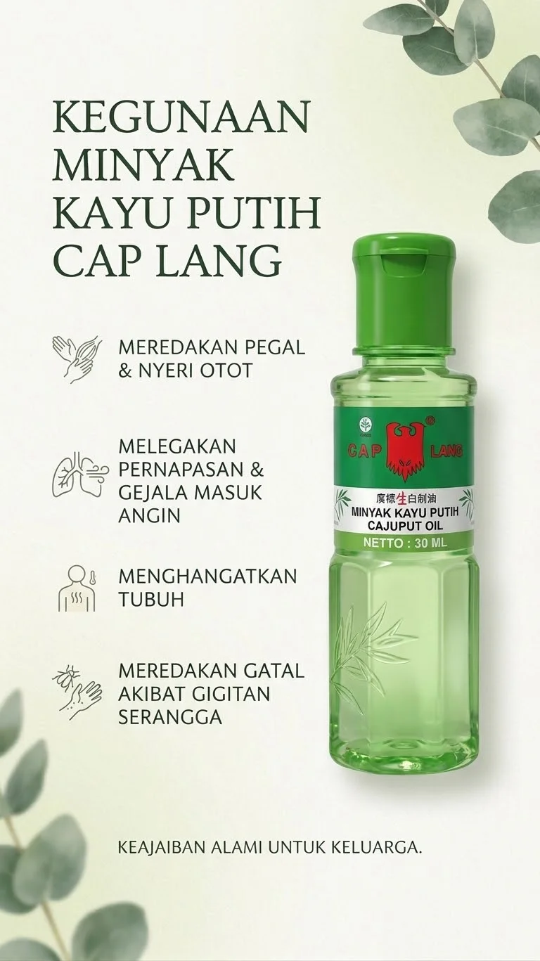 MINYAK KAYU PUTIH CAP LANG 30 ML