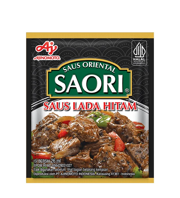 Saori Saus Lada Hitam Sachet 23ml